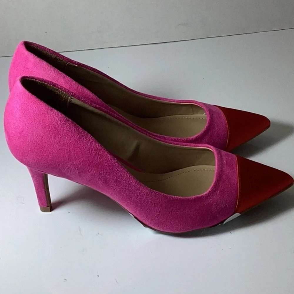 On.34th Pink and Red Women's Pump